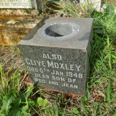 MOXLEY George H.A. -1940 &amp; Alice Ada -1956 :: MOXLEY Reginald Charles -1975 :: MOXLEY Clive -1948