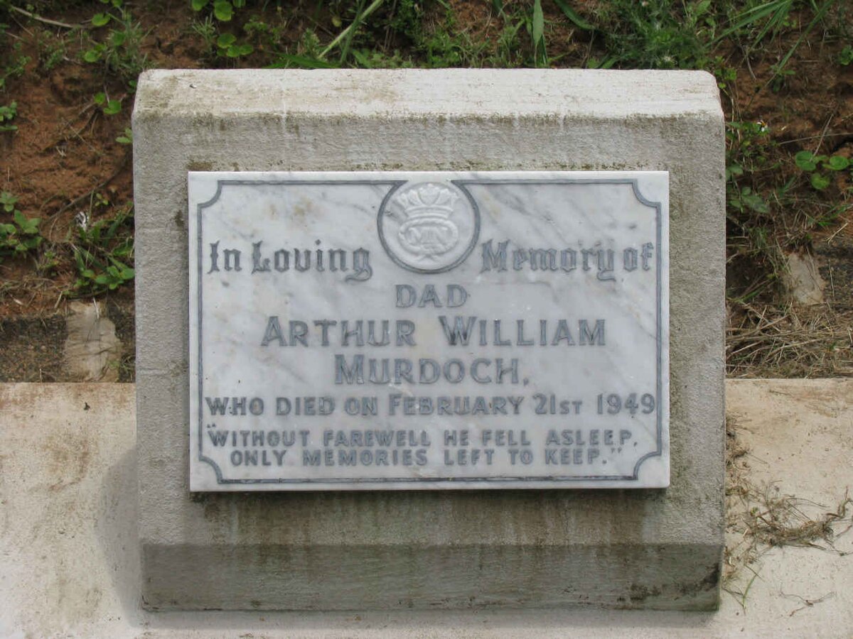 MURDOCH Arthur William -1949