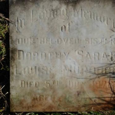 MURDOCH Dorothy Sarah Louise -1978
