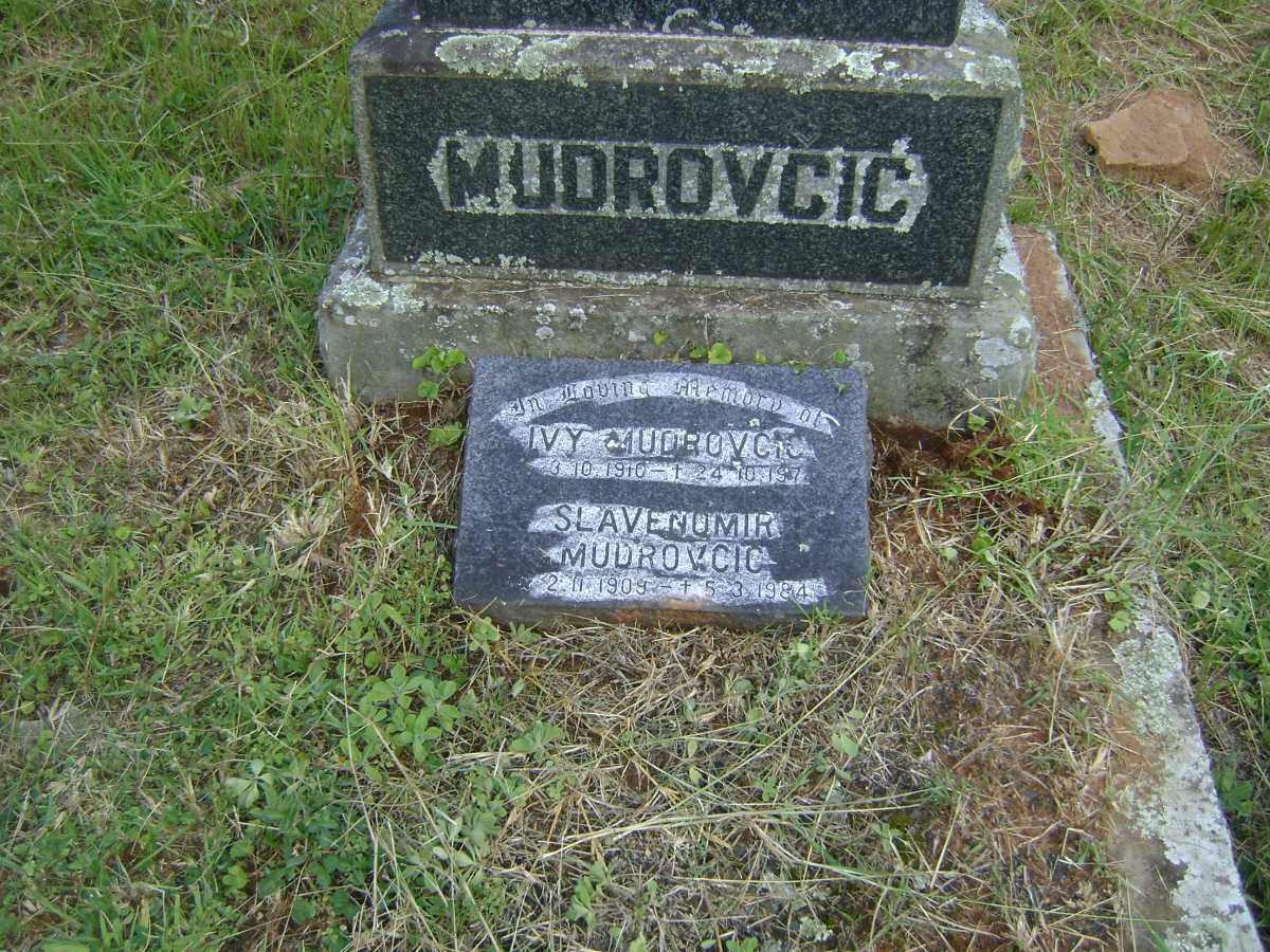 MUDROVCIC Konstantin 1877-1939 &amp; Marie Leoticia 1884-1965 :: MUDROVCIC Slavenumir 1909-1984 &amp; Ivy 1910-1972