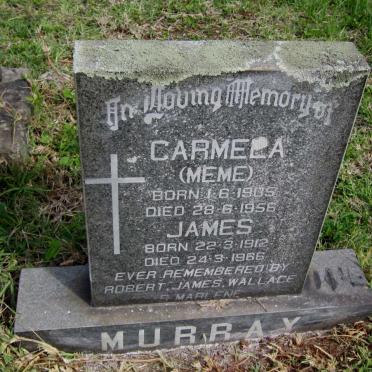 MURRAY James 1912-1966 &amp; Carmela 1905-1956