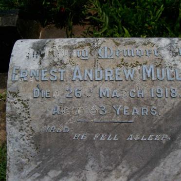 MULLER Ernest Andrew -1918