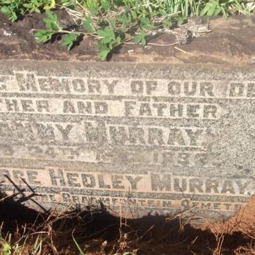 MURRAY George Hedley &amp; Fanny -1933