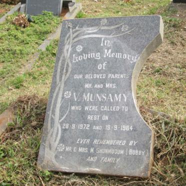 MUNSAMY V. - 1972 &amp; V. -1984