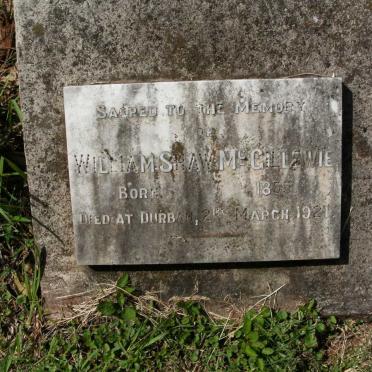 McGILLEWIE William Shaw -1955-1921