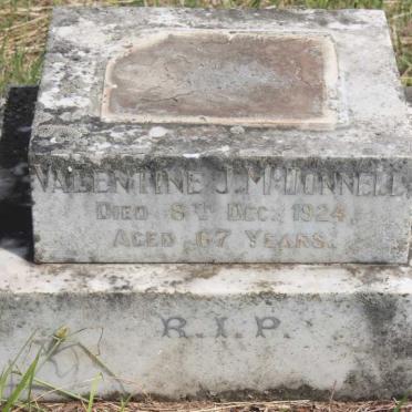 McDONNELL Valentine J. -1924