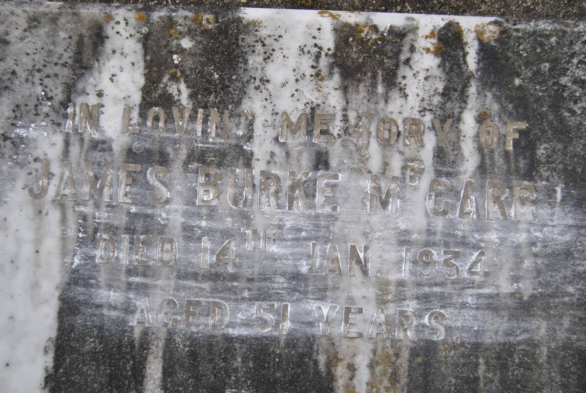 McCARR James Burke -1934