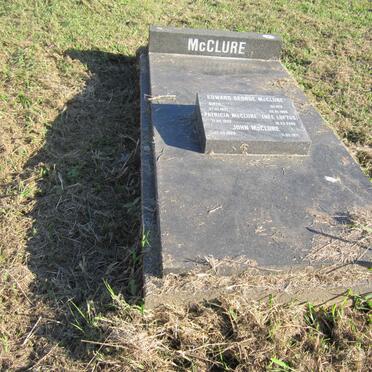 McCLURE Edward George 1927-1998 :: McCLURE Patricia nee LOFTUS 1932-2006 :: McCLURE John 1929-1971