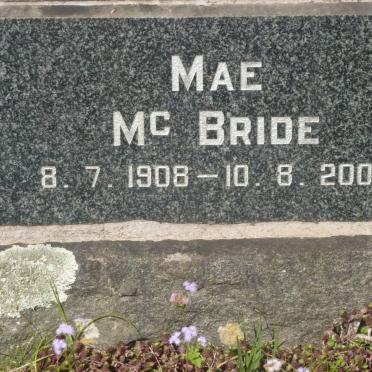 McBRIDE Mae 1908-2000 :: BLACKLOCK May -1961 :: FREEK Mary E. -1934 :: BLACKLOCK Lionel -1959