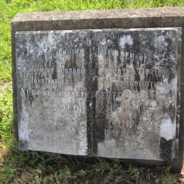 McDONALD Albert Herald -1955 &amp; Gertrude Lucy -1965