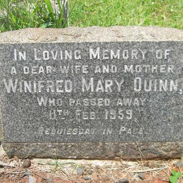 QUINN Winifred Mary -1959