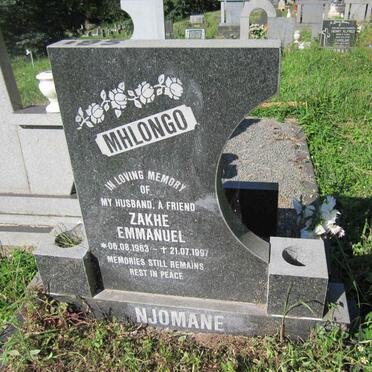 MHLONGO Zakhe Emmanuel 1963-1997