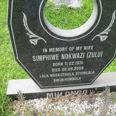 MHLONGO Simphiwe Nokwazi 1974-2006