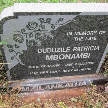 MZILANKATHA Duduzile Patricia Mbonambi 1966-2002