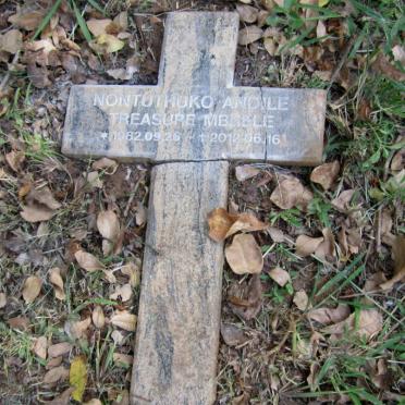 MBHELE Nontuthuko Andile Treasure 1982-2012