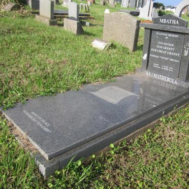 MBATHA Barbara 1936-2010