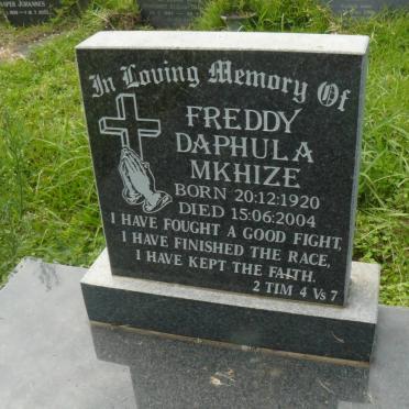 MKHIZE Freddy Daphula 1920-2004