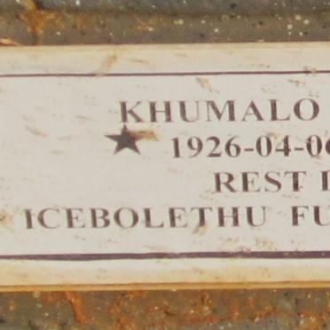 MKHWANAZI Khumalo 1926-2017