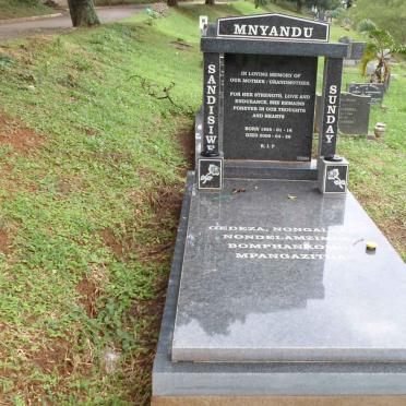 MNYANDU Sandisiwe Sunday 1955-2009 