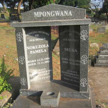 MPONGWANA Nokuzola Pamela 1954-2003 :: MPONGWANA Musa 1988-2015