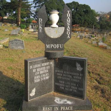 MPOFU Duke Thamsanqa 1973-2003