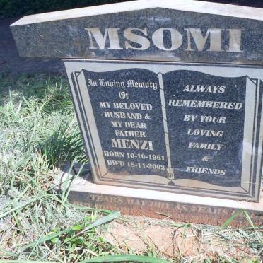 MSOMI Menzi 1961-2002