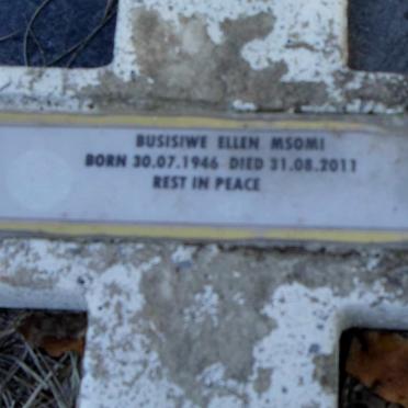 MSOMI Ellen Busiswe Mandlela 1947-2011