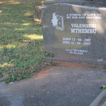 MTHEMBU Velemseni 1987-2007
