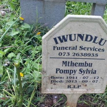 MTHEMBU Pompy Sylvia 1941-2013