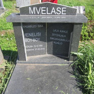 MVELASE Menelisi Boy-Boy 1995-2016