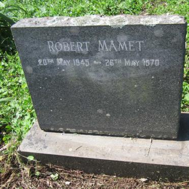 MAMET Robert 1945-1970