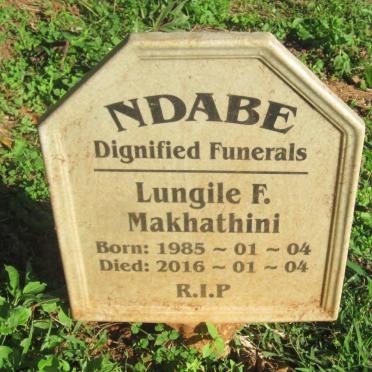 MAKHATHINI Lungile F. 1985-2016