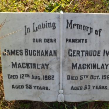 MACKINLAY James Buchanan -1962 &amp; Gertrude Ivy -1969
