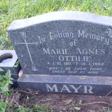 MAYR Marie Agnes Ottilie 1911-1988