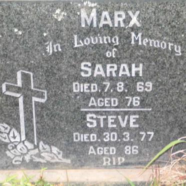 MARX Steve -1977 &amp; Sarah -1969