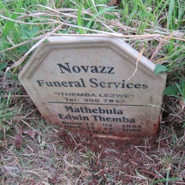 MATHEBULA Edwin Themba 1955-2008