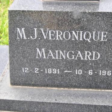 MAINGARD M.J. Veronique H. 1891-1969