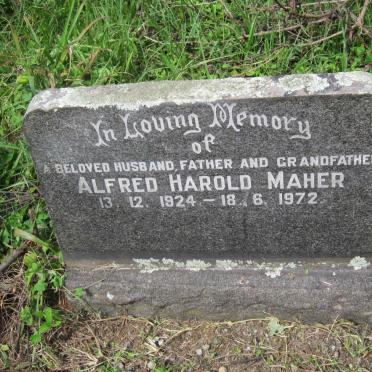 MAHER Alfred Harold 1924-1972