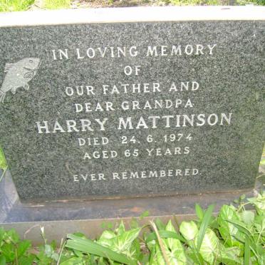 MATTINSON Harry -1974