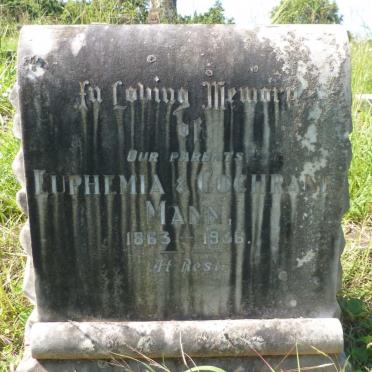 MANN Luphemia Cochran 1863-1936