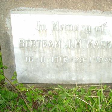 MACKIE Bertram J.M. 1907-1975