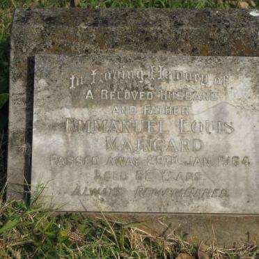 MAINGARD Emmanuel Louis -1964