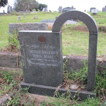 MARÉ Dietlof Siegfried von S. 1922-1977