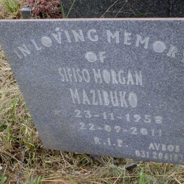 MAZIBUKO Sifiso Morgan 1958-2011