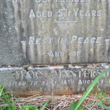 MASTERSON Charles William -1927 &amp; Mary -1958