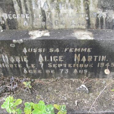 MARTIN Paul Raphael -1935 &amp; Marie Alice -1945
