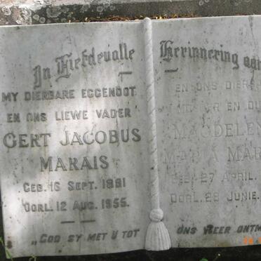 MARAIS Gert Jacobus 1891-1955 &amp; Magdalena Maria 1895-1984 :: WAAL Maria Magdalena, de 1930-2003