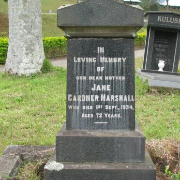 MARSHALL Jane Gardner -1934