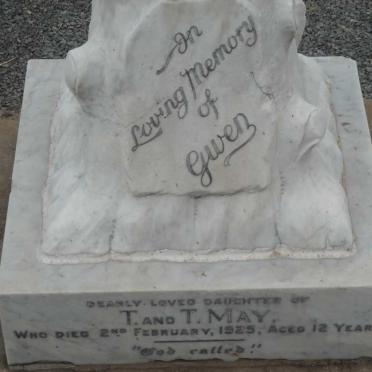 MAY Thomas Hunt -1959 &amp; Christina -1980 :: MAY Gwen -1925