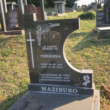MAZIBUKO Terresa 1919-2005